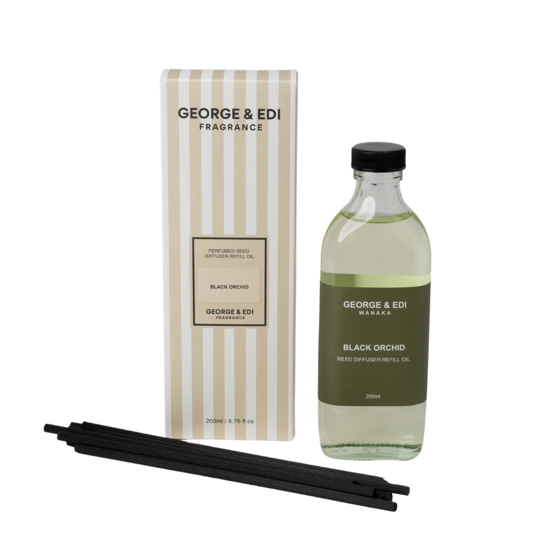 REED DIFFUSER 200ML REFILL- BLACK ORCHID